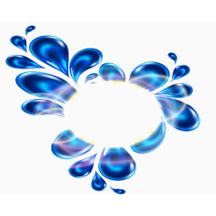 动感水花纹图片