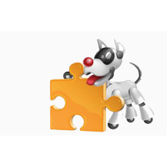 免抠素材之机器人狗