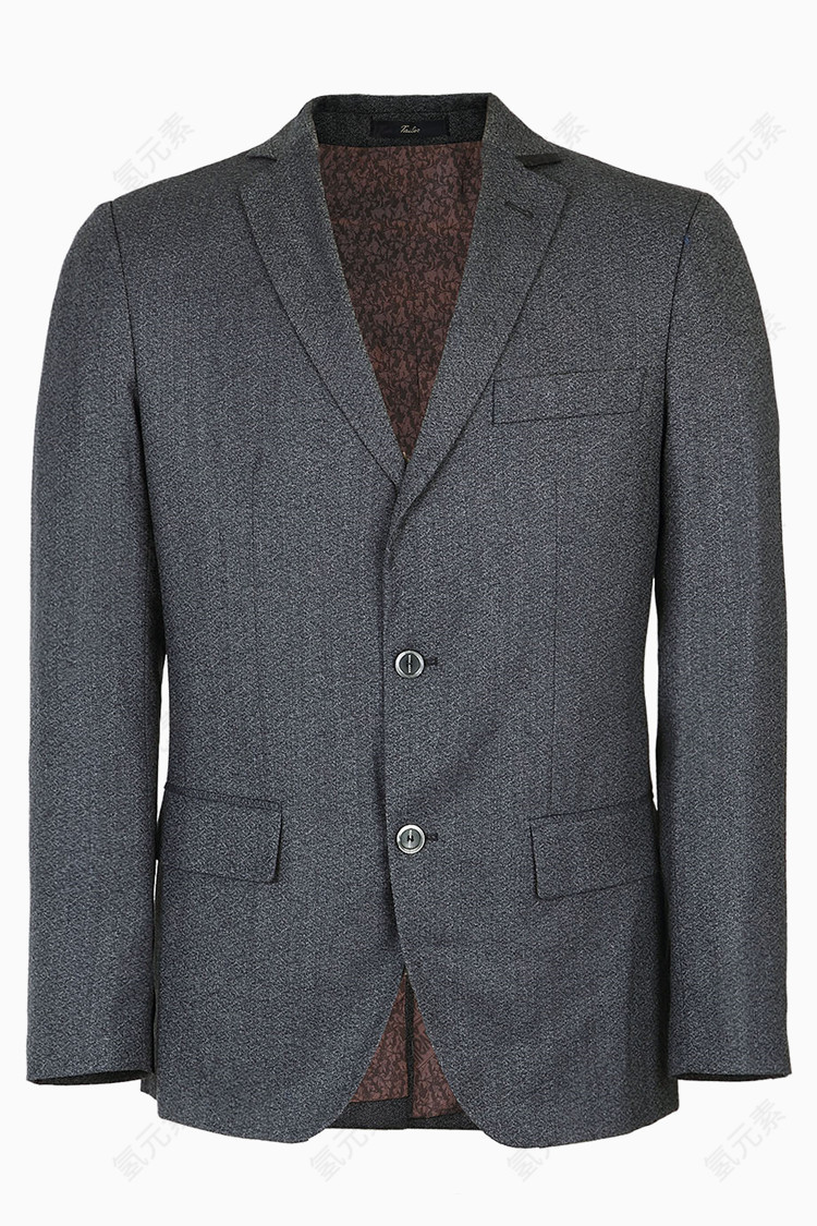 羊毛时尚休闲单排扣西服男士套装