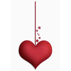 红色五角星和心形