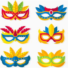 羽毛面具晚会装饰