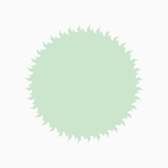 绿色圆环装饰矢量图