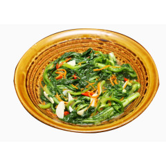 家常菜清炒茼蒿