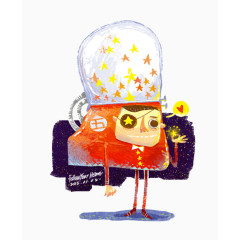 清新可爱卡通儿童插画