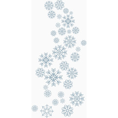 飘雪漂亮冬季矢量飞雪
