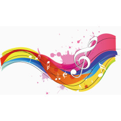 抽象音乐背景矢量元素