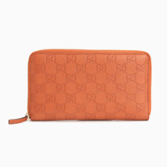 GUCCI古驰橘色钱包