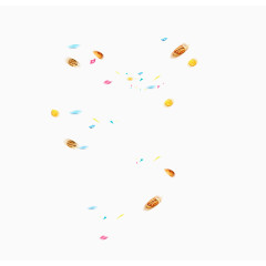 酒瓶红点漂浮元素