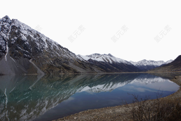 西藏景区然乌湖