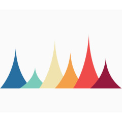 彩色几何PPT信息图表