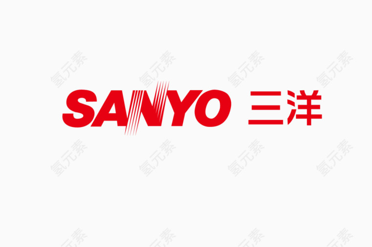 矢量三洋标识素材