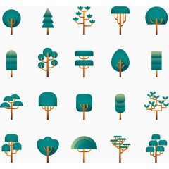 矢量树图形合集