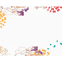 清新元素边框矢量图片