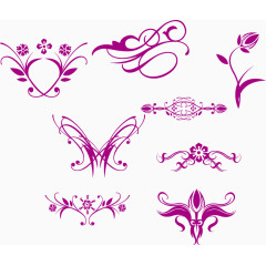 节日促销花纹海报矢量素材