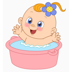 宝宝洗澡