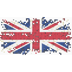英国国旗像素点图片