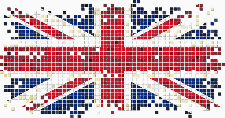 英国国旗像素点图片