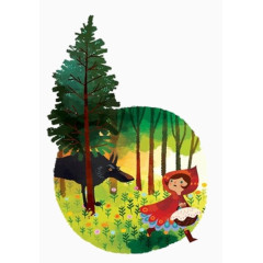 大灰狼与小红帽