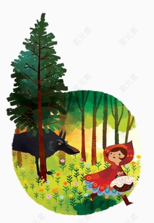 大灰狼与小红帽