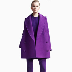 紫色外套展示