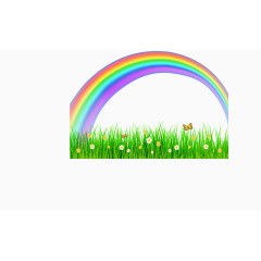 矢量彩虹的背景