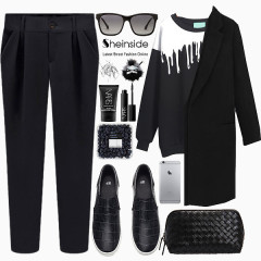 高端时尚服饰简搭