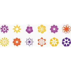 彩色图标矢量图