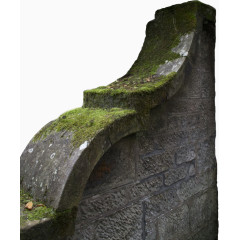 长着青苔的城墙