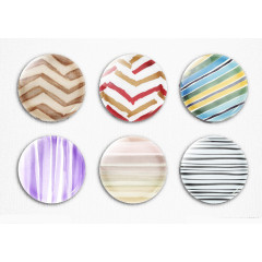 文艺条纹纽扣素材