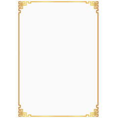金色中国风边框