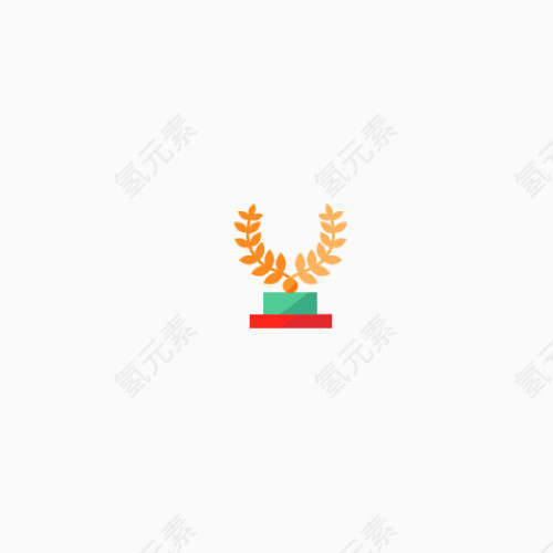 麦穗奖杯免扣素材