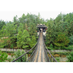 通往另一头的铁索桥