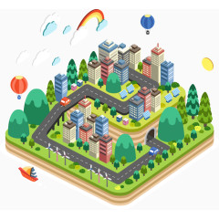 矢量城市规划图