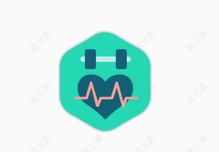 色彩鲜艳的扁平图标