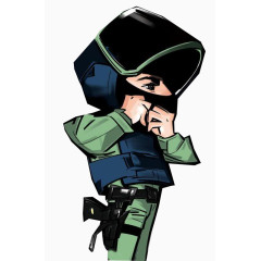 带军帽的特种兵图片素材