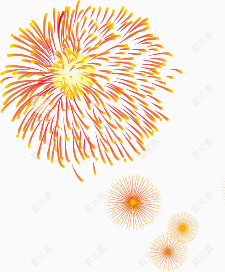 烟花爆竹效果素材