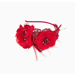 hes茜子新娘头饰花朵发箍