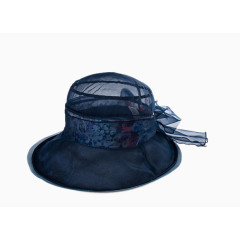 韩版女潮真丝大檐太阳帽