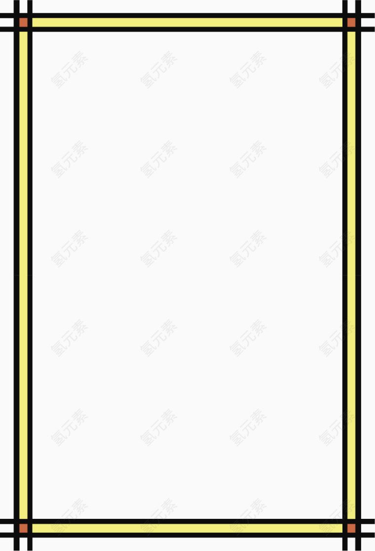 线条可爱表格框素材