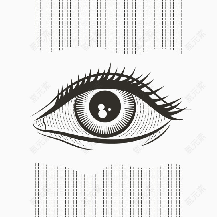 矢量大眼睛