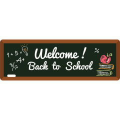 黑板矢量课程素材