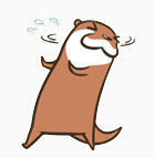 水獭卡通表情包