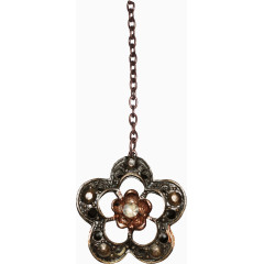 金属花朵吊坠