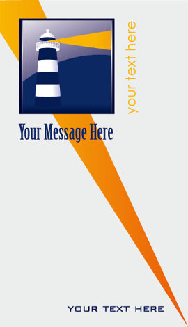 矢量复古名片模板