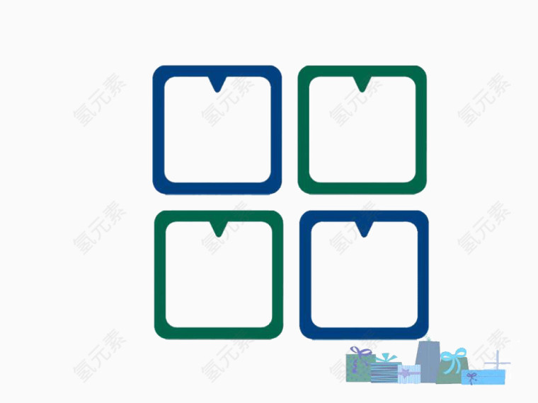 礼物盒子PPT背景