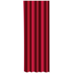 矢量手绘红帷幕