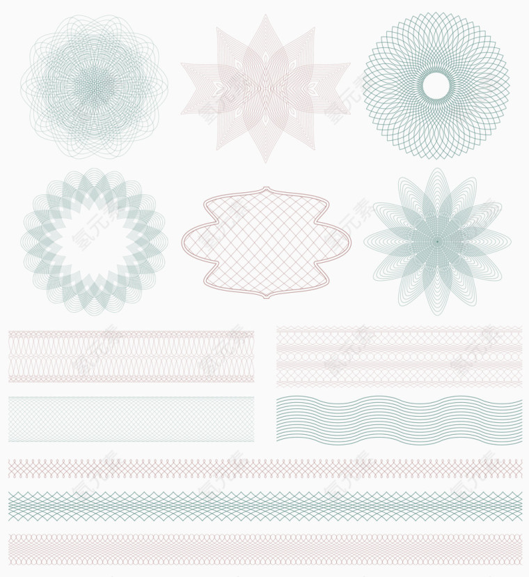 矢量卡片装饰底纹素材