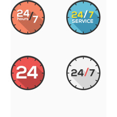 矢量手绘24小时