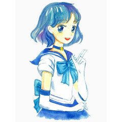 青春洋溢的是少女