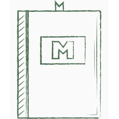 手绘笔记本课本